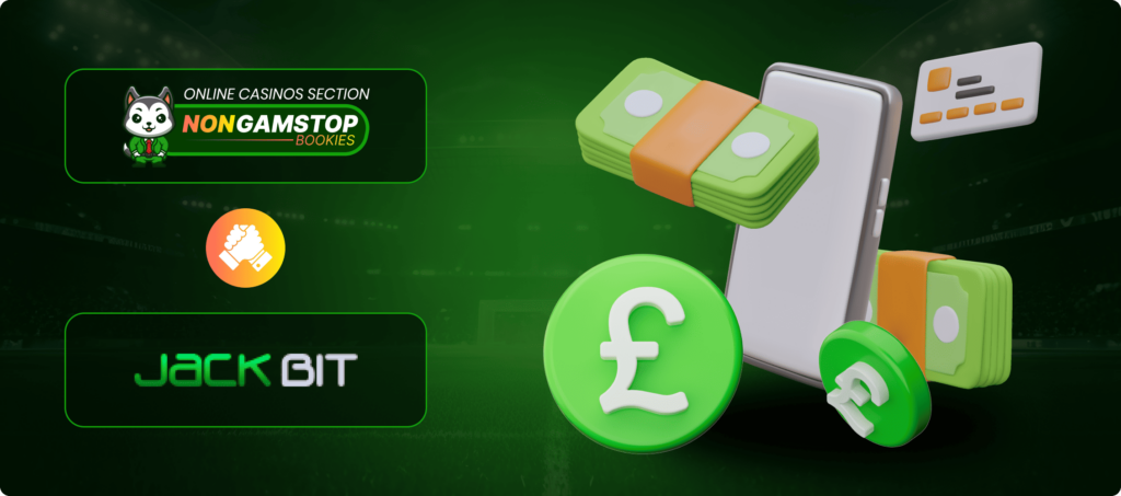 Jackbit Casino Payment Methods Banner