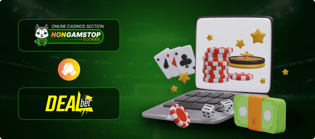 Dealbet Casino  Interface and  User Experience Banner