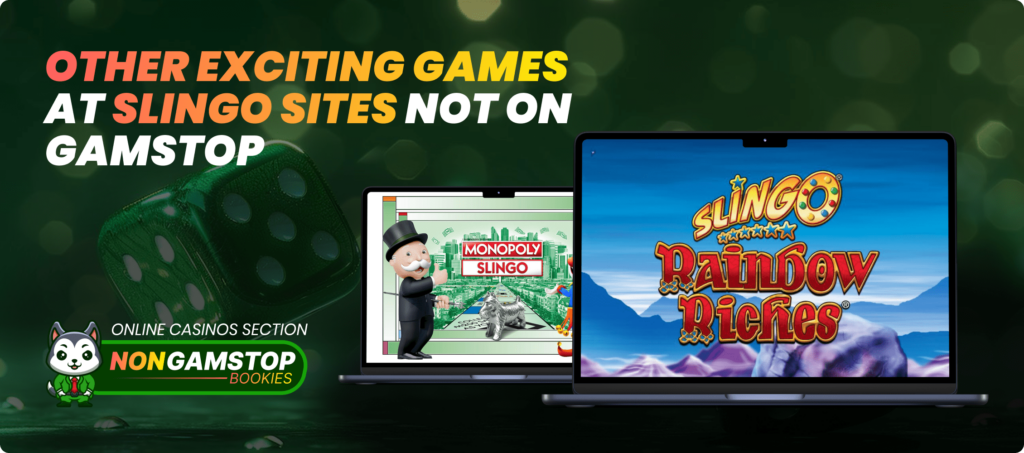 Exciting Games at Slingo Sites Not on GamStop Banner