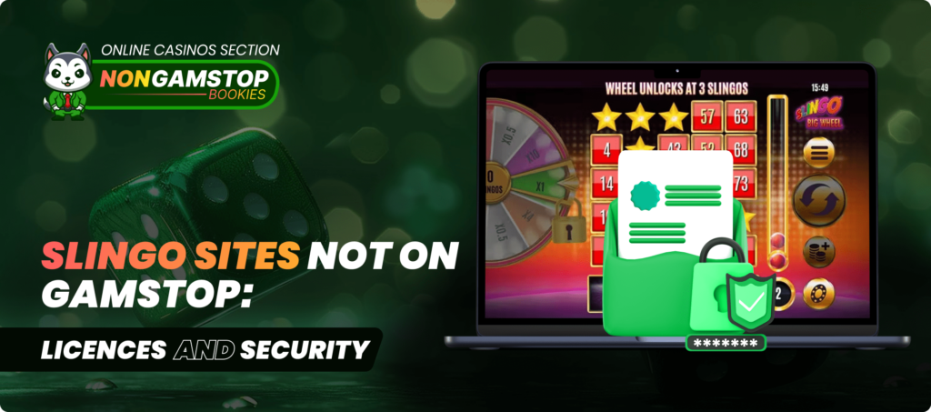 Slingo Sites Not on GamStop: Licences and Security Banner